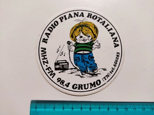 Adesivo radio piana - radio,