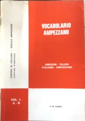 Vocabolario ampezzano - vocabolario,