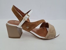 Donna Serena Sandali Donna in Pelle Scamosciata + Vernice - CASUBI (Cacao/Sugher