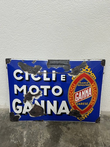 Insegna smaltata bombata - insegna,