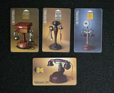 Lotto di 4 Schede Telefoniche Usate Collezioni Storiche France Telecom Anni 80