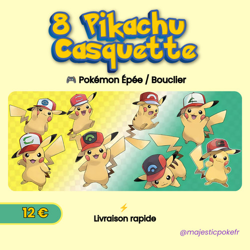 Pikachu casquette fr - pikachu,