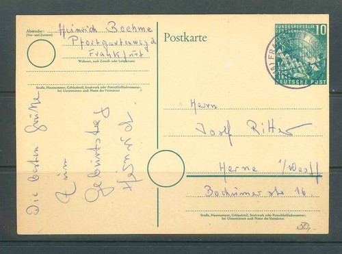 Brd bund intero postale pso - intero,