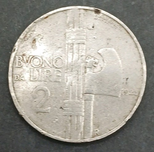 Moneta 1923 italia fascista - moneta,