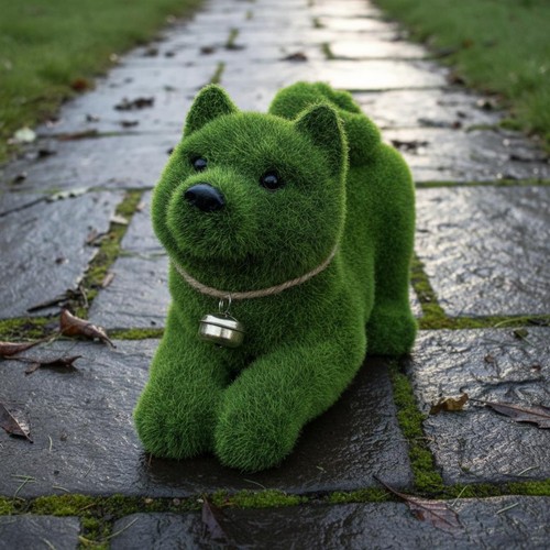 Cane finto giardino - cane, da