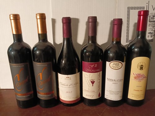 Lotto bottiglie nebbiolo - lotto,