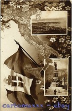 WW1 WWI Propaganda - Trento e Trieste - Terre Irredente - Bandiera - TV039