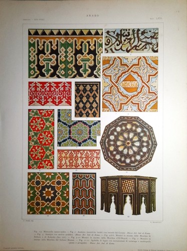 Arab art mosaics tiles - art,