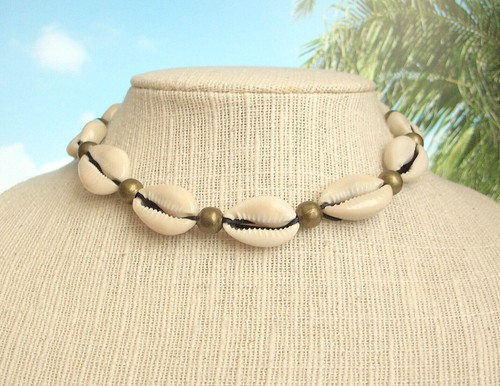 Conchiglie cowrie collana - cowrie,