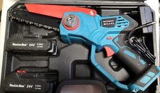 Mini Elettrosega Motosega a doppia batteria 8'' -6" Taglia Rami 21VF 600-800W