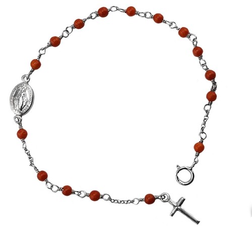 Bracciale rosario argento 925