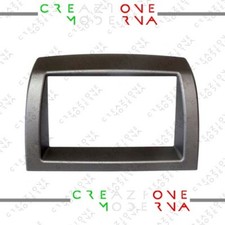 MASCHERINA AUTORADIO CORNICE 2 DIN LANCIA YPSILON 03>07 ANTRACITE STEREO