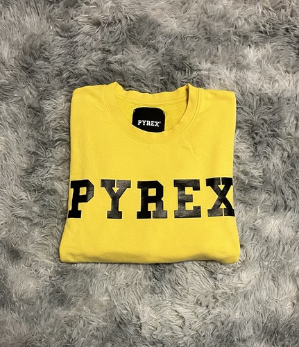 Felpa pyrex uomo unisex gialla - felpa,
