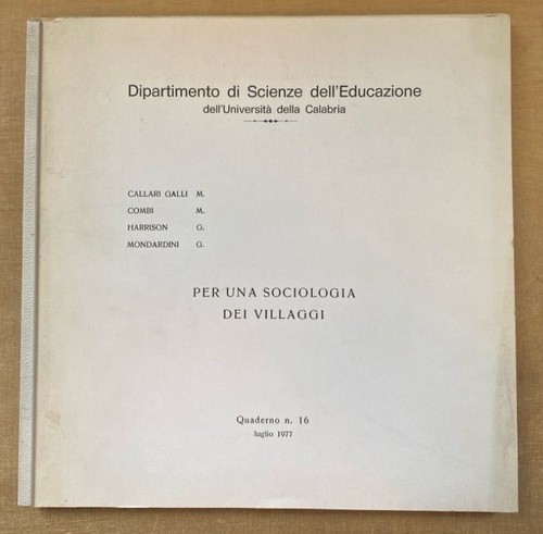 Per una sociologia - , dei