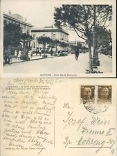 RICCIONE VIALE CECCARINI PRIMI 900 AUTO E BICI D'EPOCA MOLTO ANIMATA-N.48739