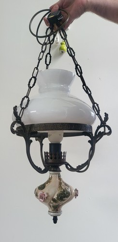 Antica lampada sospensione - antica, a