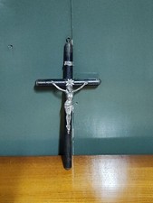 CROCIFISSO LEGNO E METALLO EPOCA 800