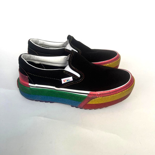 Scarpe vans glitter plateau - glitter,,