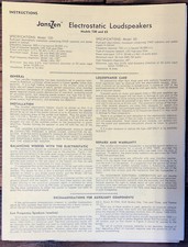 Altoparlante janszen modello - altoparlante,