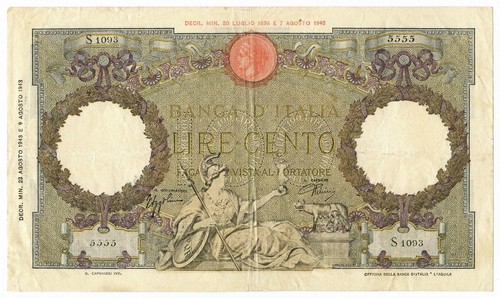 100 lire capranesi aquila - 100,