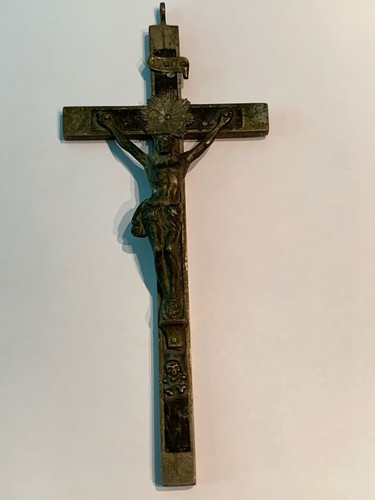 Crocifisso pettorale ebano - , e