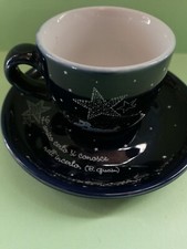 BACI PERUGINA TAZZINA PIATTINO CAFFÈ ESPRESSO COFFEE CUP FRASI CARTIGLIO 