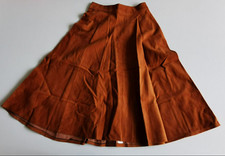 Gonna tessuto tipo velluto -