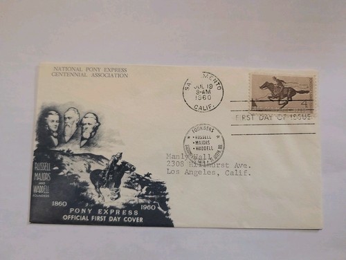 Usa beleg pony - express, 1960