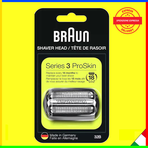 Testina braun ricambio rasoio - braun,
