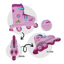 Pattini Allungabili 26 - 29 Ibridi in Linea a 4 Rotelle Roller Rollerblade