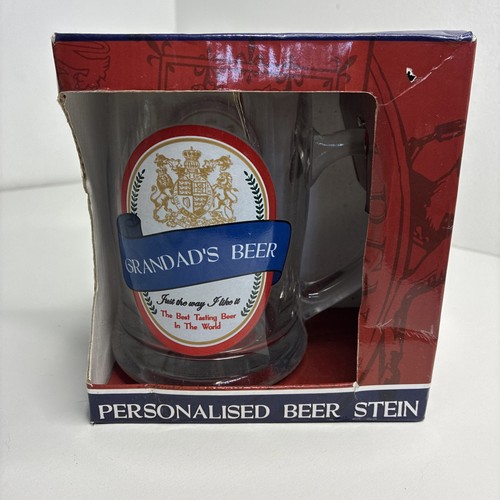 Glass beer stein - glass,