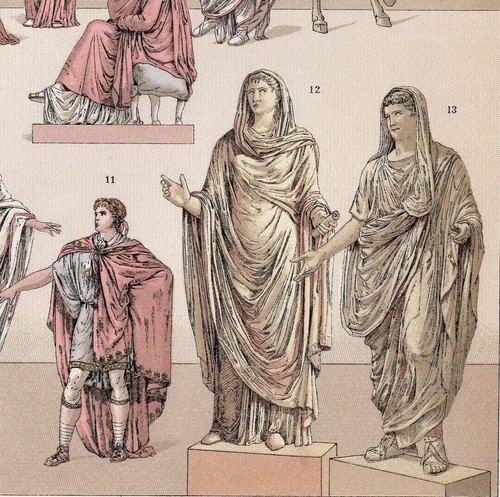Toghe romane drappeggi - toghe,