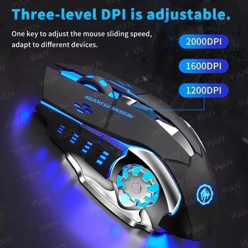 Mouse gioco wireless rgb - mouse,