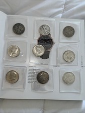 9 Silver Half Dollars 90%