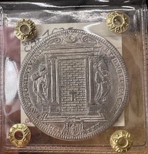 MONETA STATO PONTIFICIO CLEMENTE X PIASTRA 1675 PORTA SANTA sigillata BB+