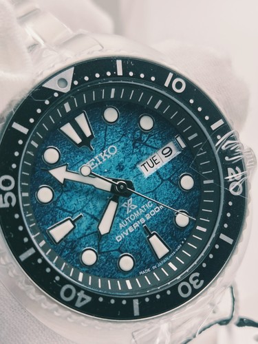 Seiko teal blue turtle - seiko,