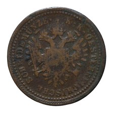 1 kreuzer 1851 - Vienna - Francesco Giuseppe I - Austria - MB-BB