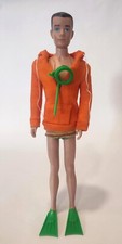 Barbie Boy friend Ken 1960  #750 Brown Hair Doll. More diver suit.