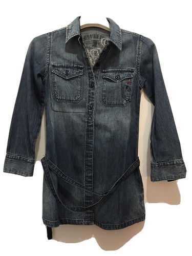 Camicia jeans denim vestito - jeans,