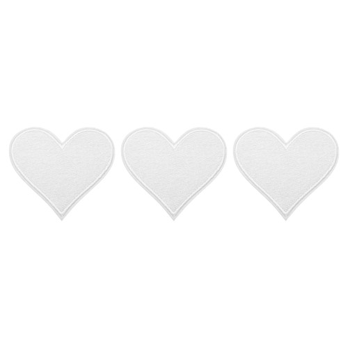 3pcs toppe cuore ferro - cuore, da