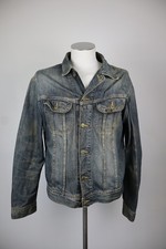 LEE GIUBBINO JEANS DENIM GIACCA UOMO L MAN CASUAL JACKET VINTAGE COTONE TASCHE