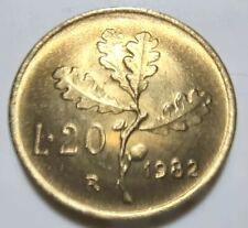 Rara 20 lire quercia 1982 In