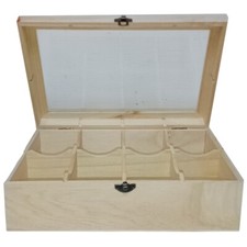 Cofanetto in legno con 8