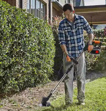 DECESPUGLIATORE ELETTRICO TAGLIAERBA 48V CON 2 BATTERIE + ACCESSORI