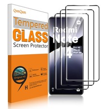 QsmQam 3 Pezzi Vetro Temperato per Xiaomi Redmi Note 14 Pro 4G/5G /14 Pro+ 5G/Po