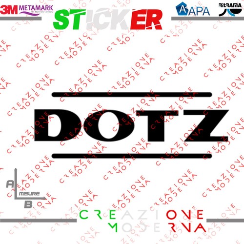 Adesivo sticker logo dotz - sticker,
