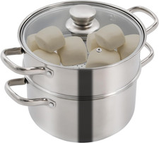 Pentola a Vapore in Acciaio