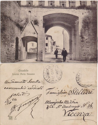 Cartolina cittadella - -,