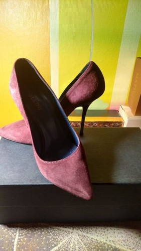 Pollini donna tacco bordeaux
