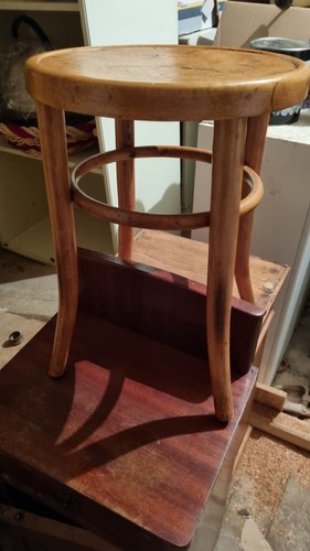 Vintage sgabello antico degli - sgabello,